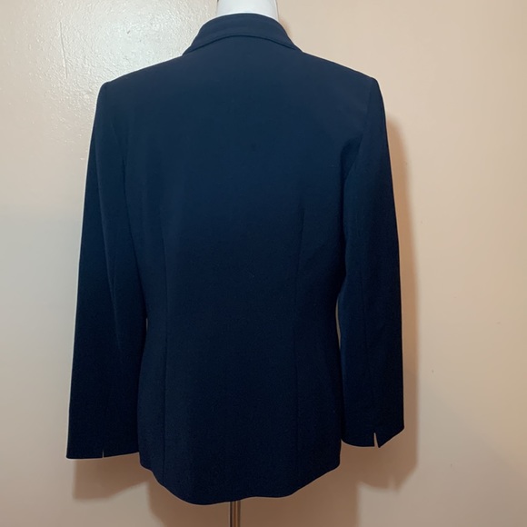 Le Suit Classic Vintage 4 Button Navy Blazer - Picture 6 of 10